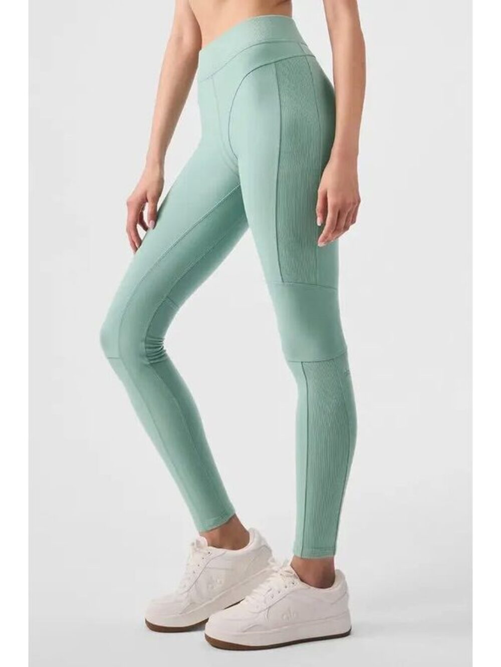 NWT Alosoft High-Waist Head Start Legging botanical green size Small